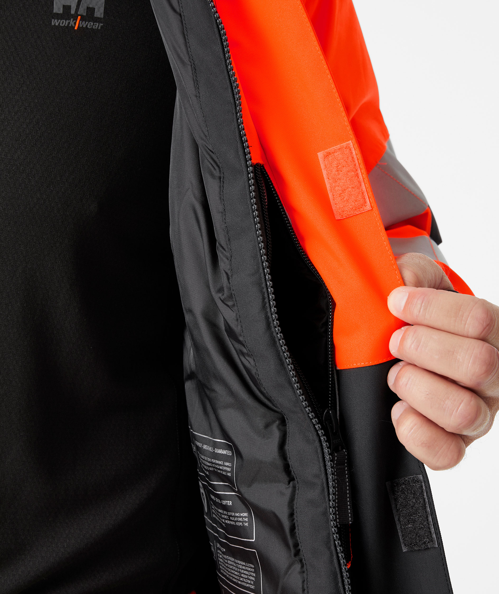 Helly Hansen Alna 2.0 vinterjacka, Varsel Orange/charcoal, large image number 7