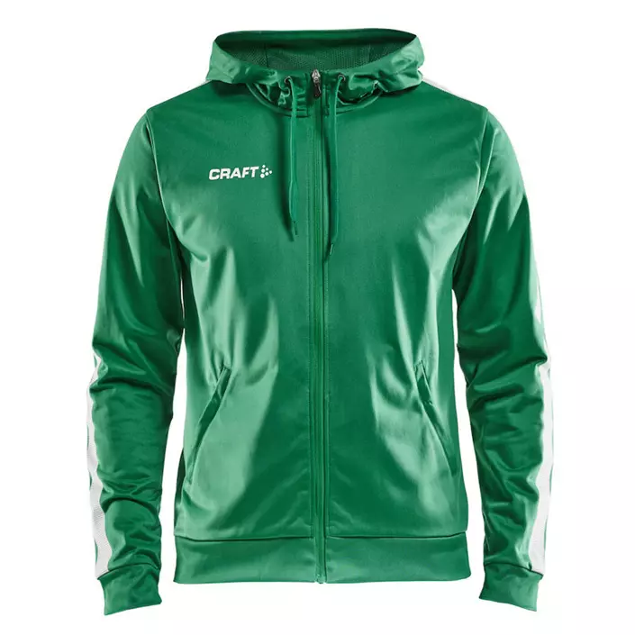 Craft pro control hoodie, Team green/white, large image number 0