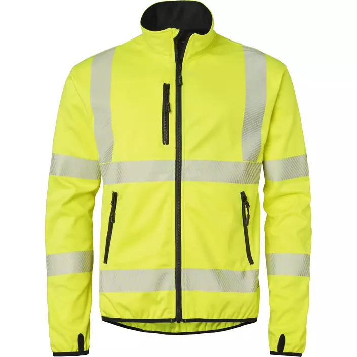 Top Swede softshell jacket 7721, Hi-vis Yellow/Black, large image number 0