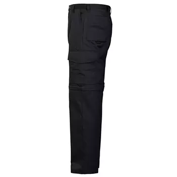 ProJob service trousers with zip off 2502, Black