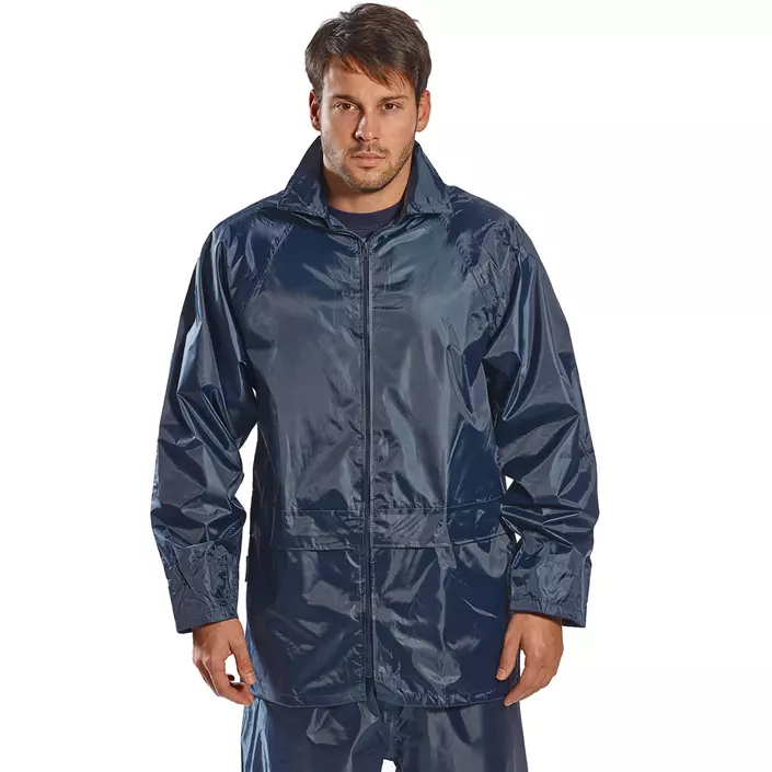 Portwest rain jacket, Marine Blue, large image number 1