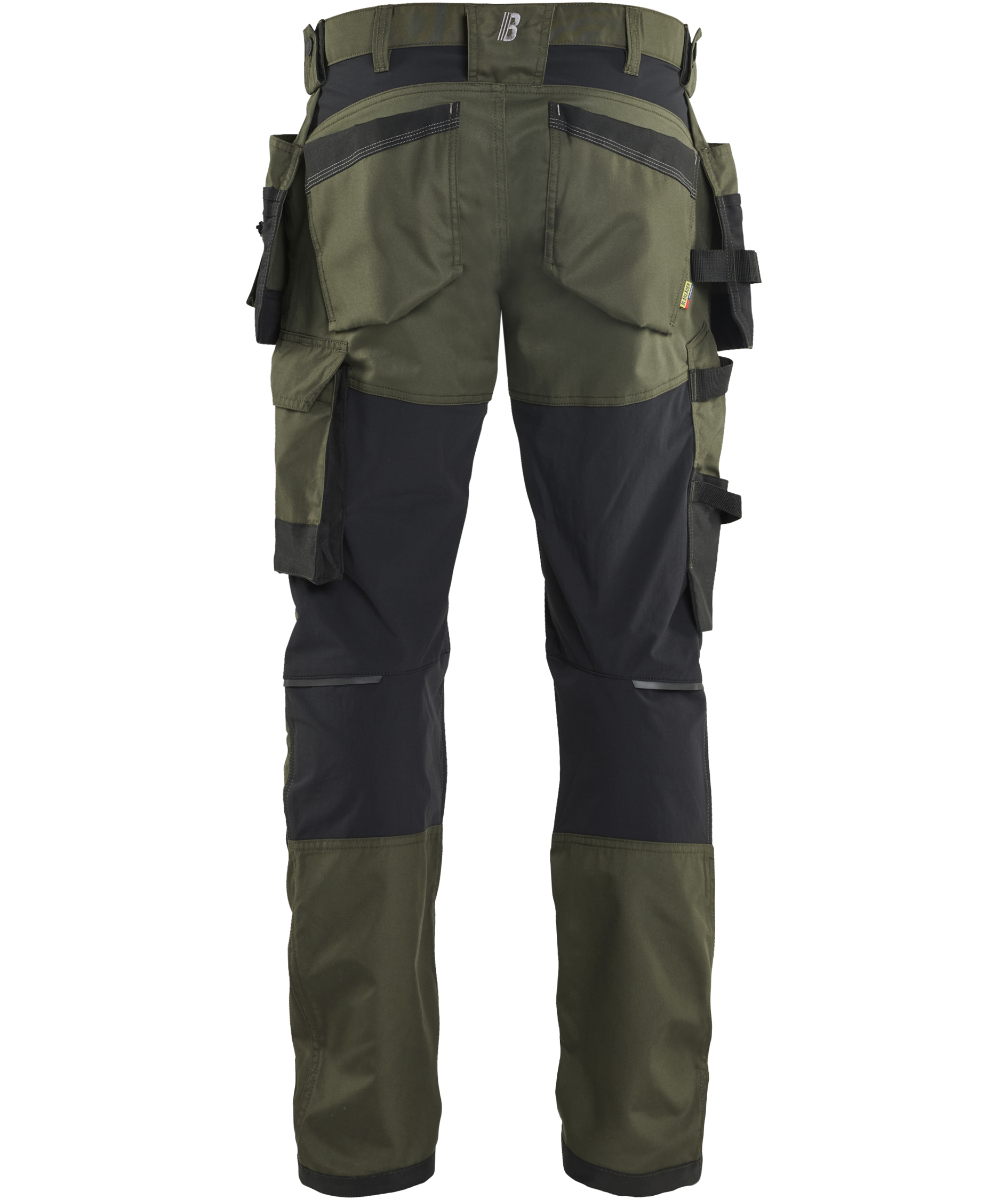 Bl&aring;kl&auml;der hantverksbyxa, Skog gr&ouml;n/svart, large image number 1