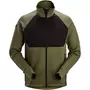 Snickers FlexiWork Cardigan 8404, Khaki Green/Black Snickers FlexiWork Cardigan 8404, Khaki Green/Black