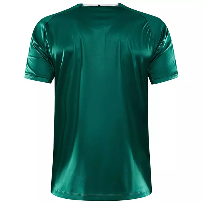 Craft Progress 2.0 Stripe Jersey T-shirt, White/Team Green, large image number 2