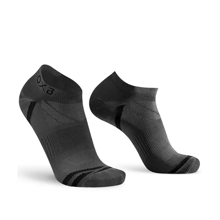 Oxyburn Everyday 2-pack ankle socks, White/Black, large image number 1