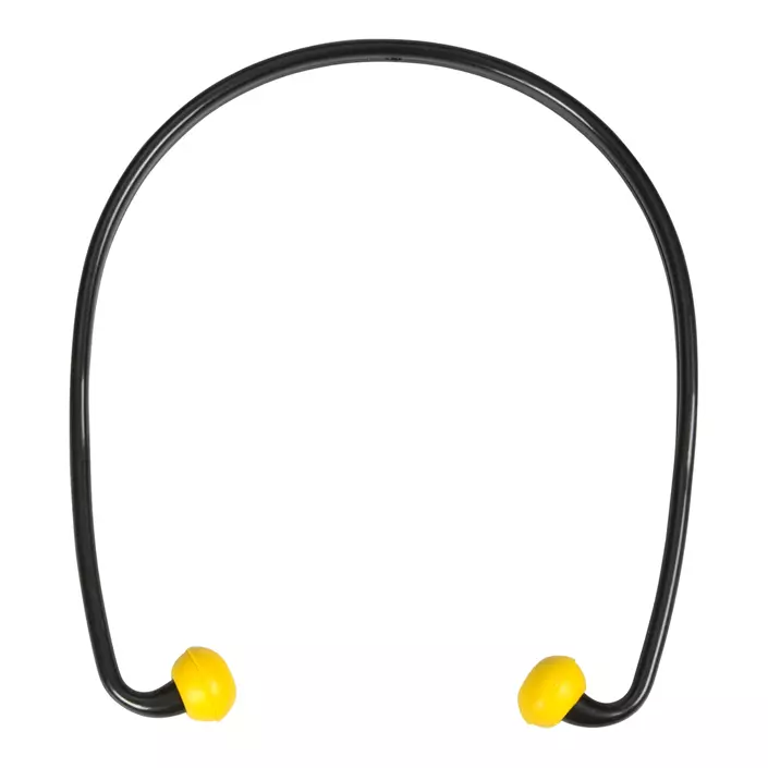 OX-ON Comfort banded earplugs, Black/Yellow, Black/Yellow, large image number 0