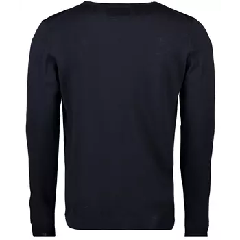 Seven Seas knitted pullover with merino wool, Navy