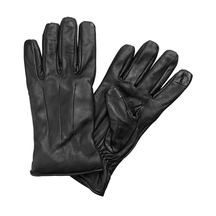 Jack & Jones JACMONTANA leather gloves, Black, large image number 0