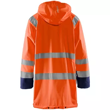 Blåkläder regnrock, Orange/Marinblå