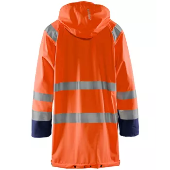 Blåkläder regnfrakk, Oransje/Marine