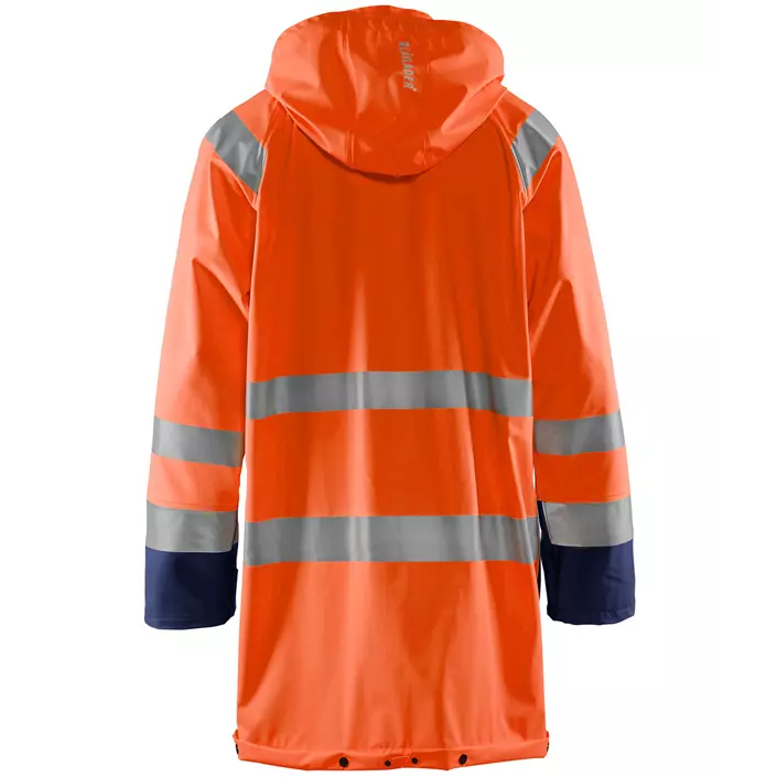 Blåkläder raincoat, Orange/Marine, large image number 1