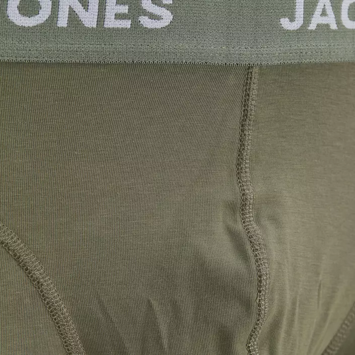 Jack & Jones JACROB SOLID 3er-Pack Boxershorts, Agave Green, large image number 4
