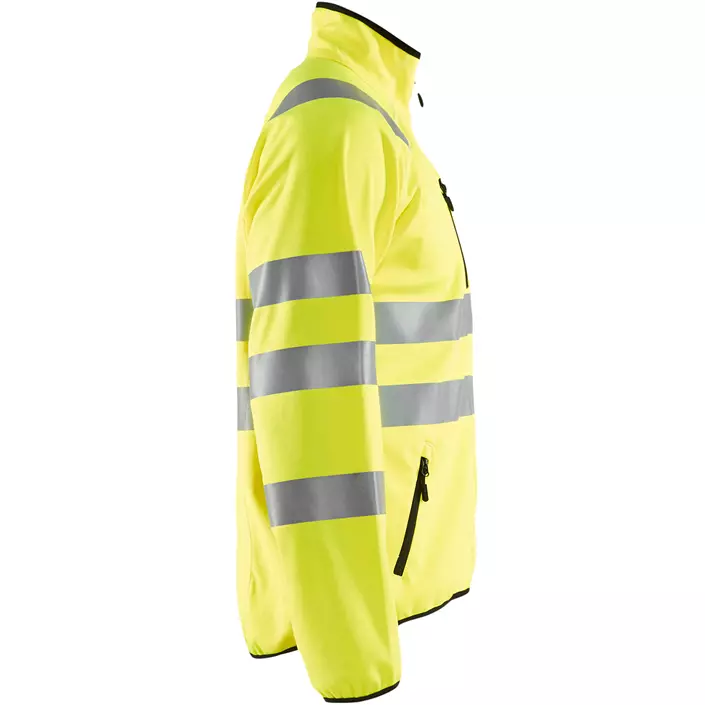 Blåkläder softshell jacket, Hi-Vis Yellow, large image number 3
