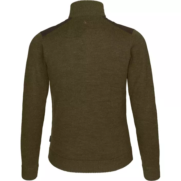 Seeland Buckthorn half zip Pullover mit Wolle, Shaded olive melange, large image number 1