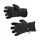 Portwest GL12 fleece gloves, Black, Black, swatch