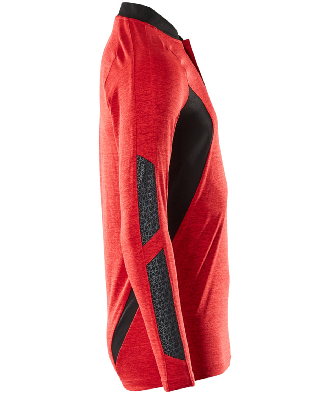 Mascot Accelerate Coolmax long-sleeved polo shirt, Signal red/black, Signal red/black, large image number 2