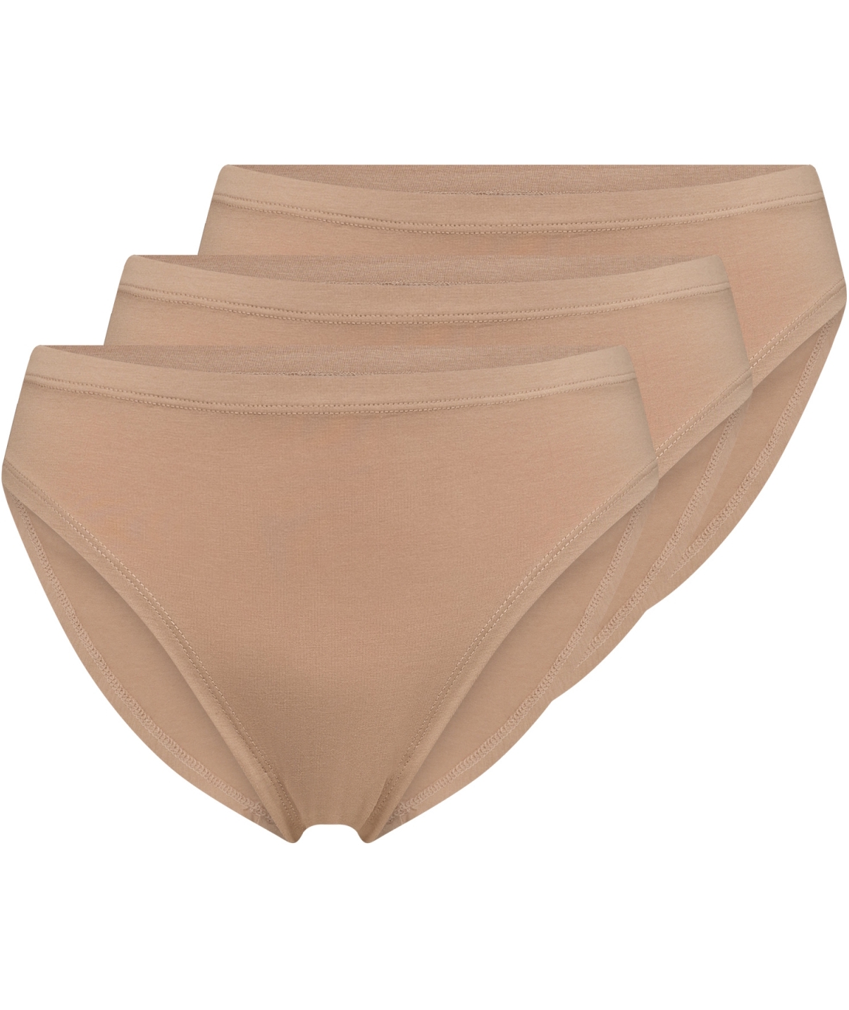 Decoy 3-pack women's tai briefs, Nude