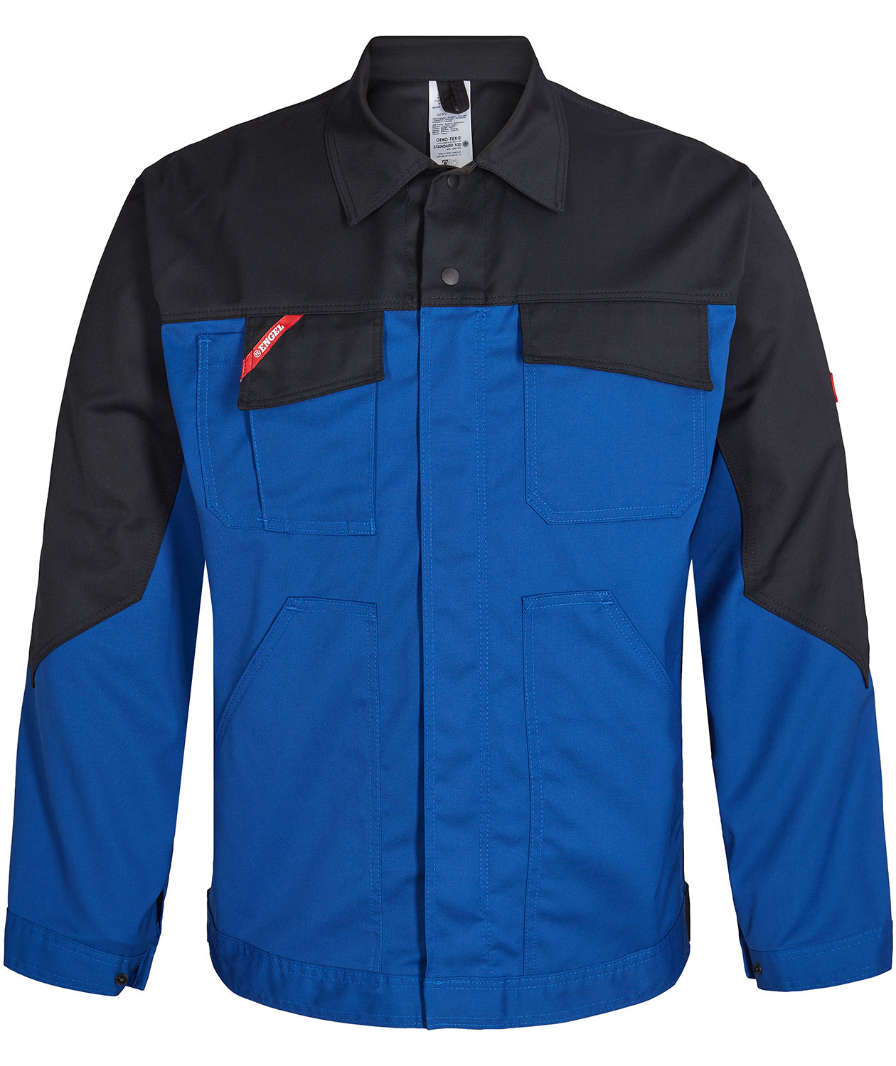 Engel Enterprise arbetsjacka, Azurbl&aring;/Svart