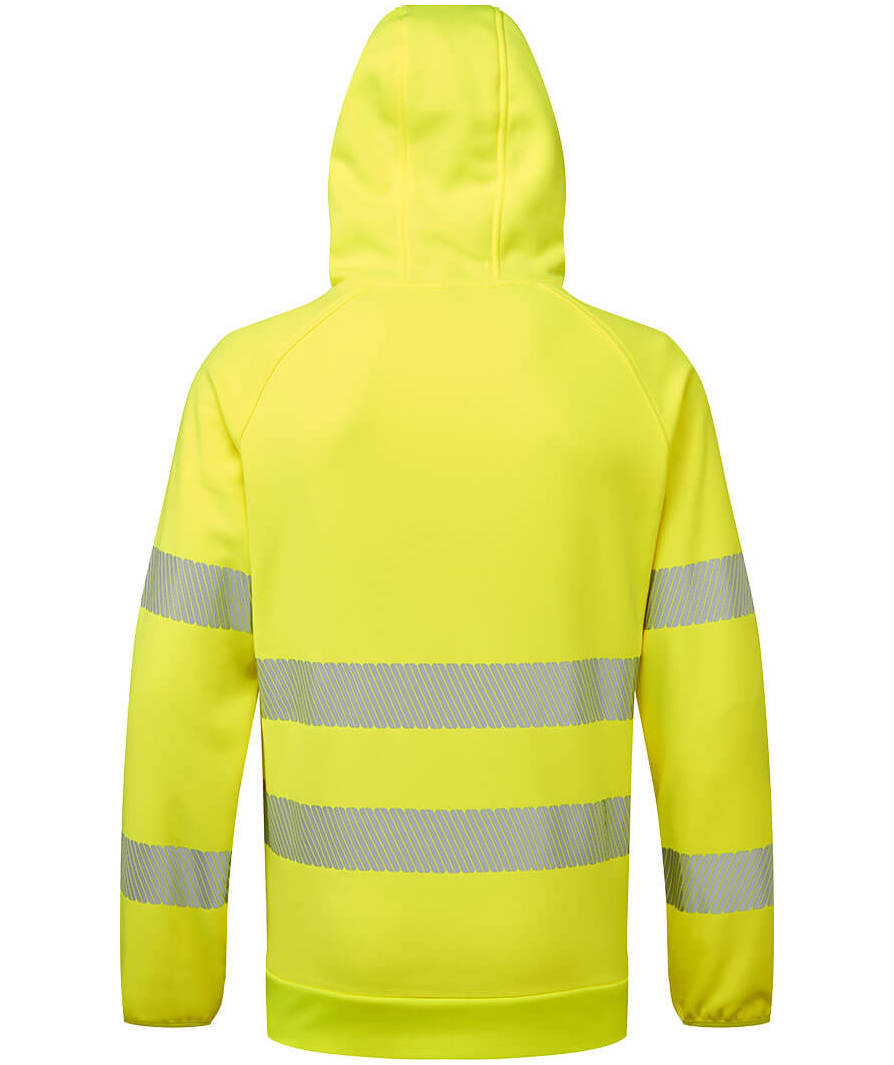 Portwest DX4 hoodie, Hi-vis Yellow/Black, large image number 1