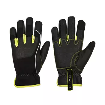 Portwest A771 cut protection gloves Cut B, Black/Yellow