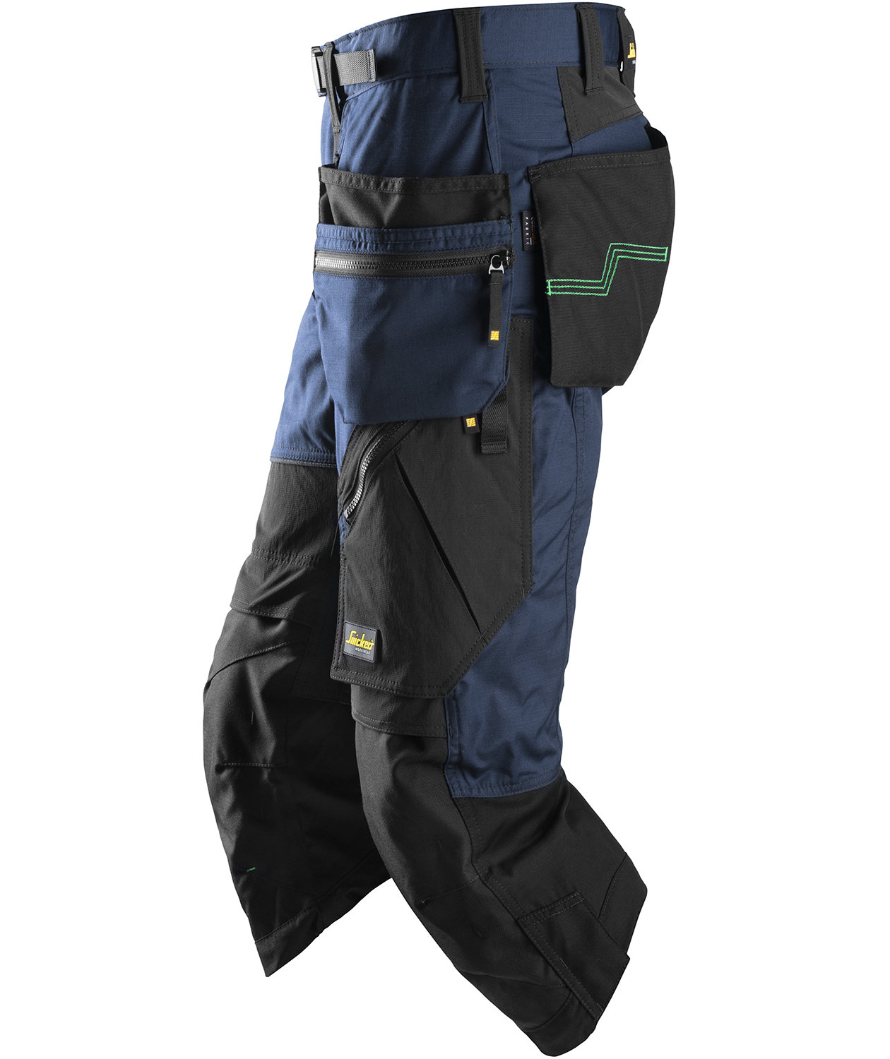 Snickers craftsman knee pants FlexiWork 6905, Marine Blue/Black, large image number 2