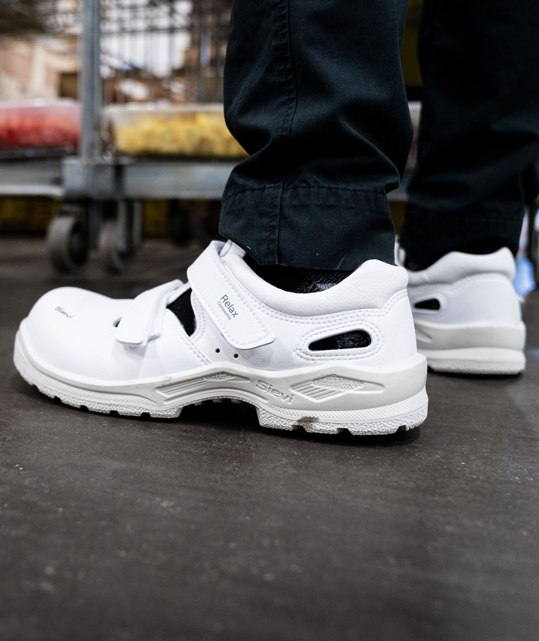 Sievi Relax CT women's safety sandals S1, White, large image number 1