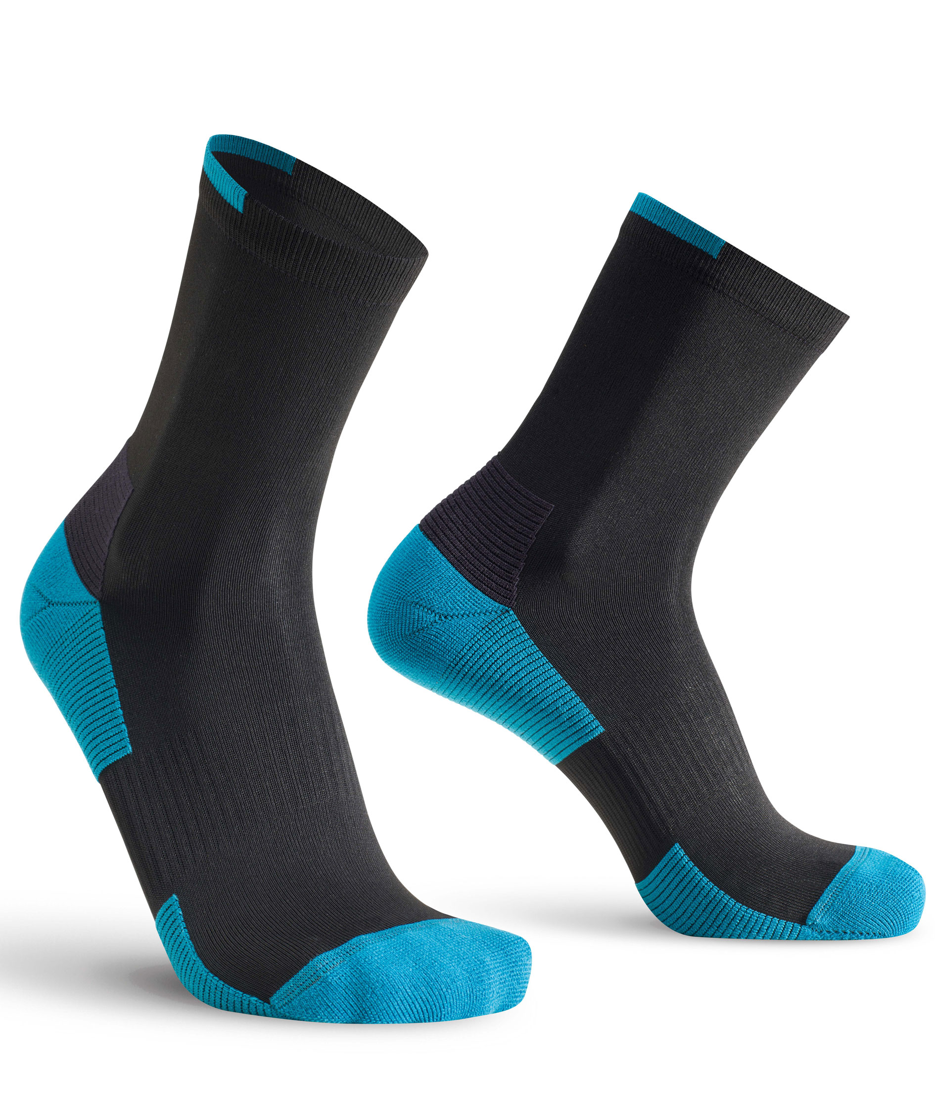 Oxyburn Gravel socks, Black/Harbor