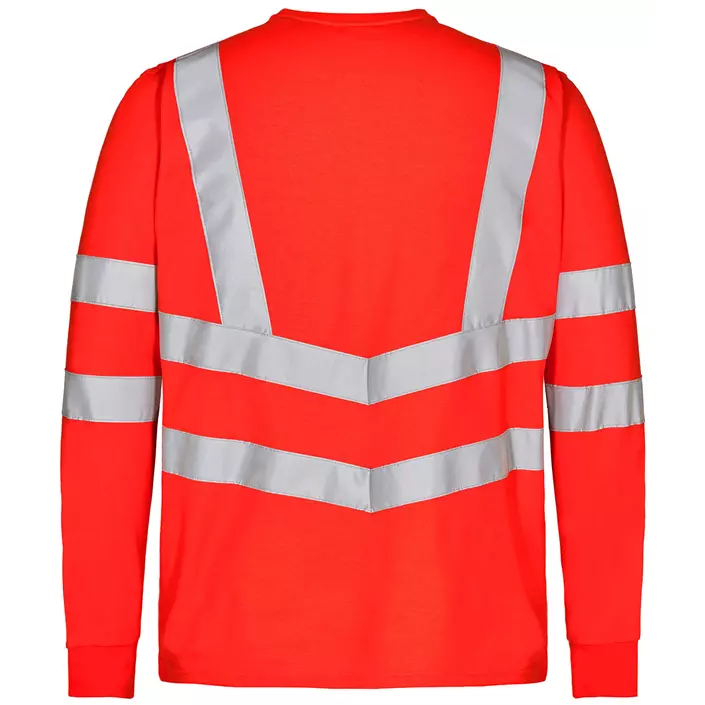 Engel Safety langærmet  Grandad T-shirt, Hi-Vis Rød, large image number 1