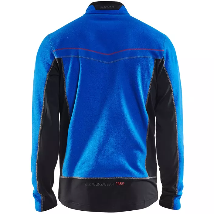 Blåkläder Microfleece jakke, Koboltblå/svart, large image number 3