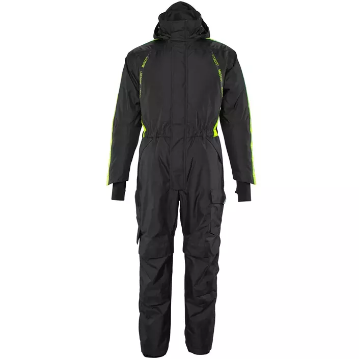 Mascot Hardwear Thermo-Overall, Schwarz/Hi-Vis Gelb, large image number 0