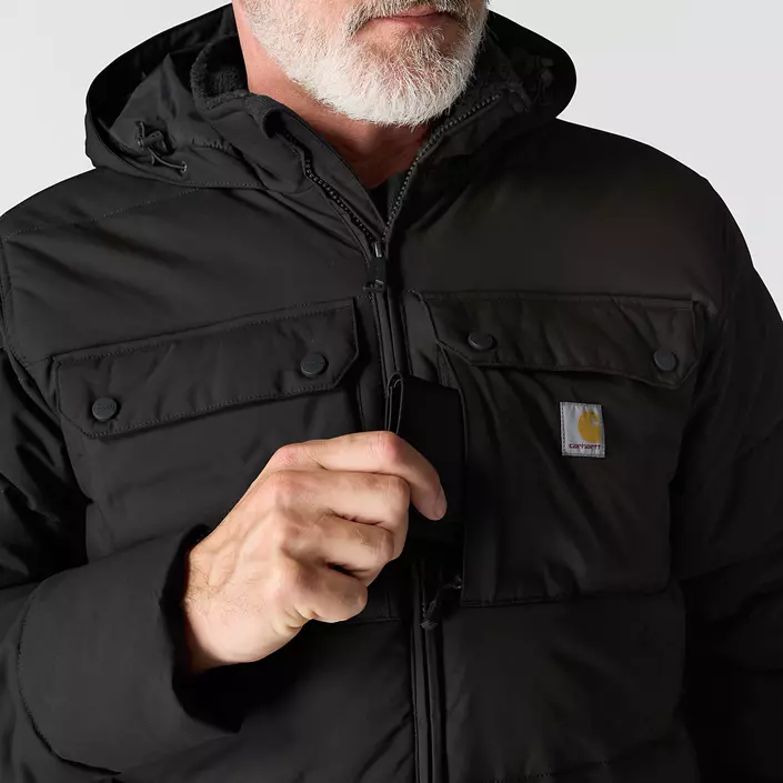 Carhartt Montana vatteret jakke, Black, large image number 3