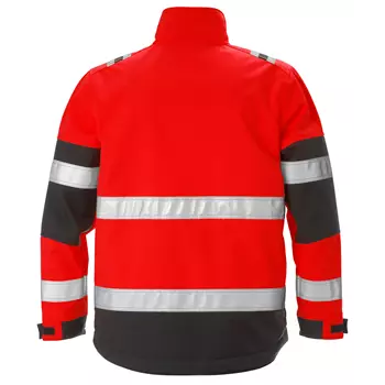 Fristads Gen Y softshell jacket 4083, Hi-vis Red/Black