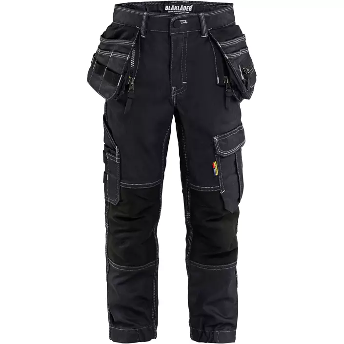Blåkläder håndværkerbukser X1900 til børn, Marine/Sort, large image number 0