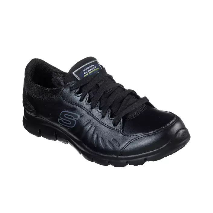Skechers Eldred SR women's work shoes OB, Black, large image number 1
