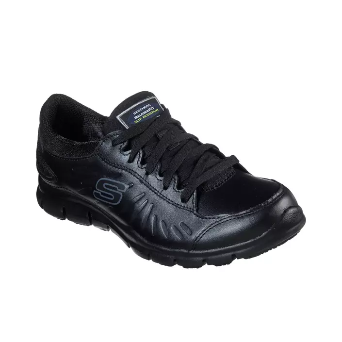 Skechers Eldred SR women's work shoes OB, Black, large image number 1