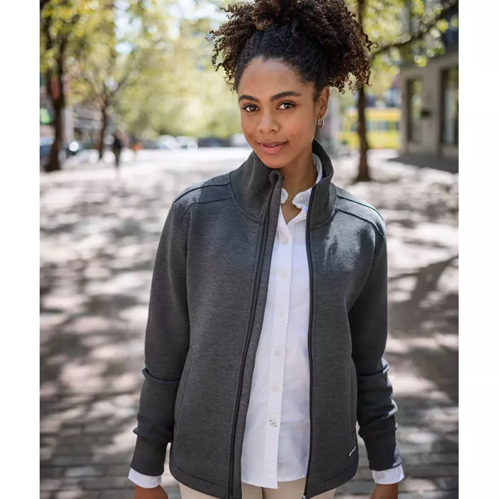 Cutter & Buck Pemberton cardigan dam, Anthracite melange, large image number 5