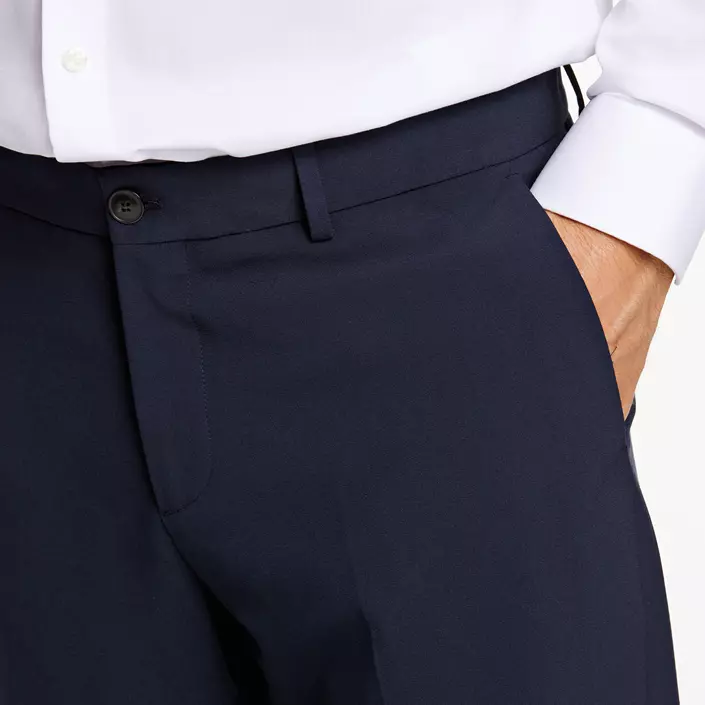Lindbergh Superflex slim fit byxa, Navy, large image number 3