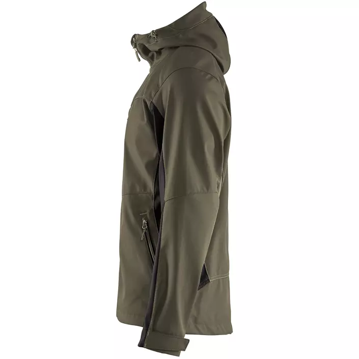 Blåkläder Unite softshell jacket, Olive Green/Black, large image number 2