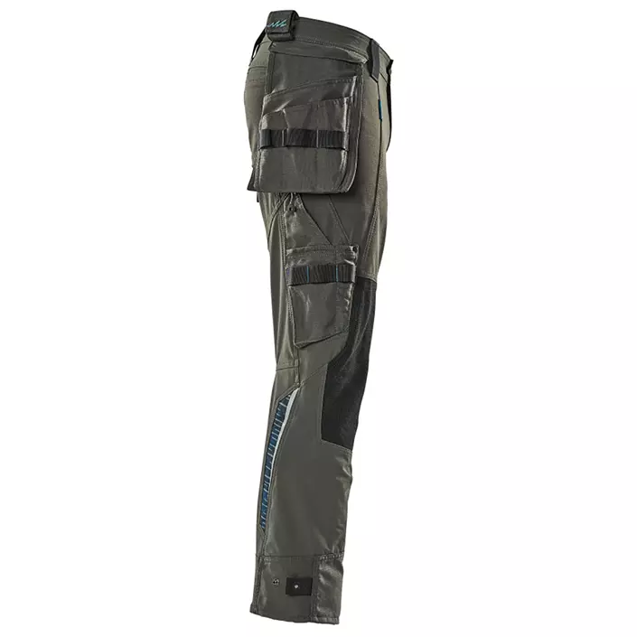 Mascot Advanced craftsman trousers Full stretch, Dark Anthracite, large image number 2