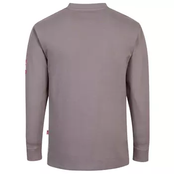 Portwest FR long-sleeved Grandad T-shirt, Grey