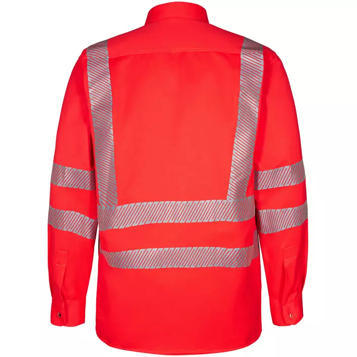 Engel Safety arbejdsskjorte, Hi-Vis Rød, large image number 1