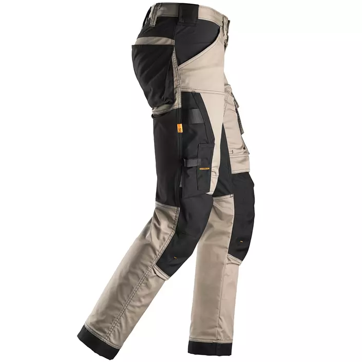 Snickers AllroundWork arbeidsbukse 6341, Khaki/Svart, large image number 2