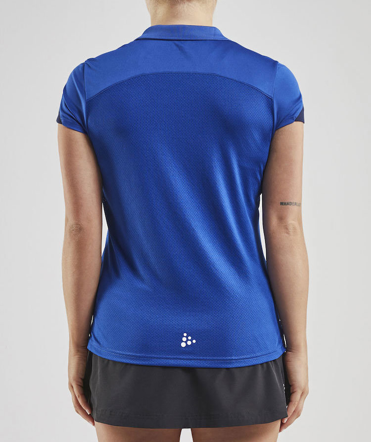 Craft Pro Control Impact dame polo T-shirt, Navy/Club cobolt, large image number 2