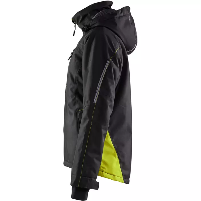 Blåkläder Unite women's winter jacket, Black/Yellow, large image number 2