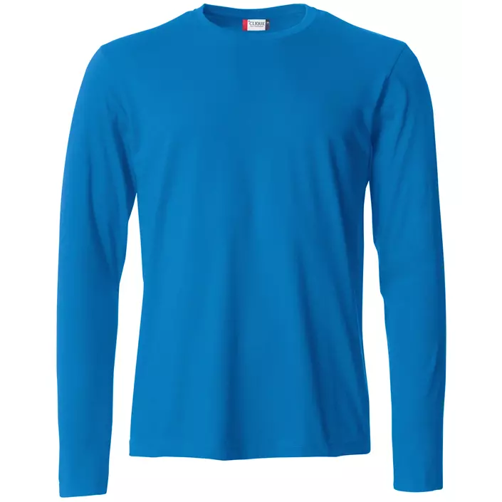 Clique Basic-T langærmet T-shirt, Royal Blue, large image number 0