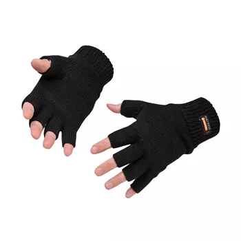 Portwest GL14 fingerløse strikkede handsker, Sort