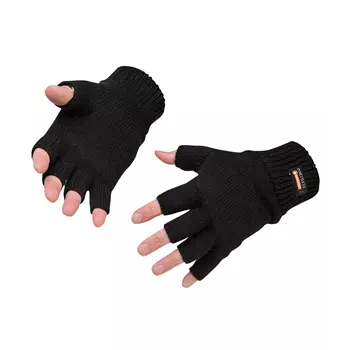 Portwest GL14 fingerløse strikkede handsker, Sort