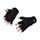 Portwest GL14 fingerlös stickade handskar, Svart, Svart, swatch