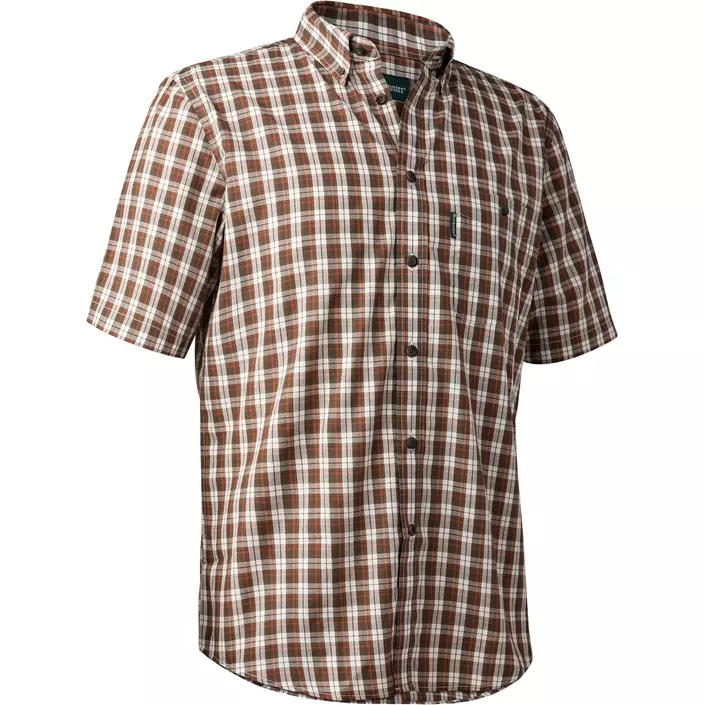 Deerhunter Jeff kortermet skjorte, Brown Check, large image number 0