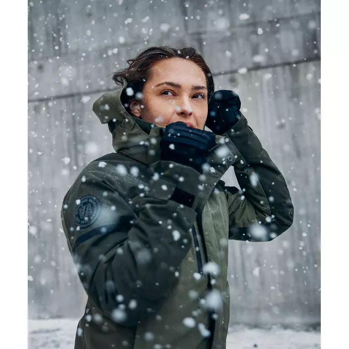 Snickers AllroundWork dame vinterjakke 1177, Khaki Green/Dark Khaki Green, large image number 7